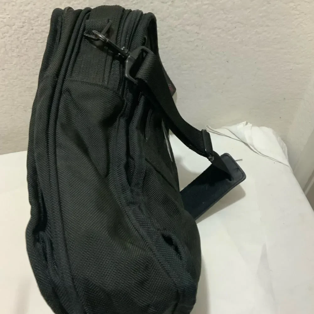 Tumi USA Crossbody Shoulder briefcase Bag  Nylon Black H15x W11”x D 6”
